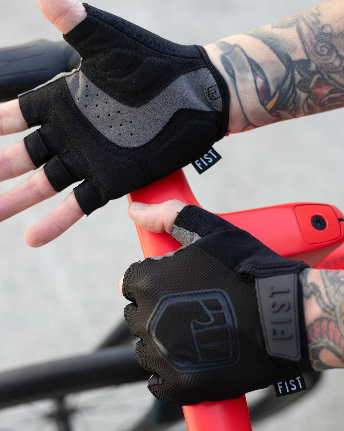 Blackout 1/2 Finger Adult Glove