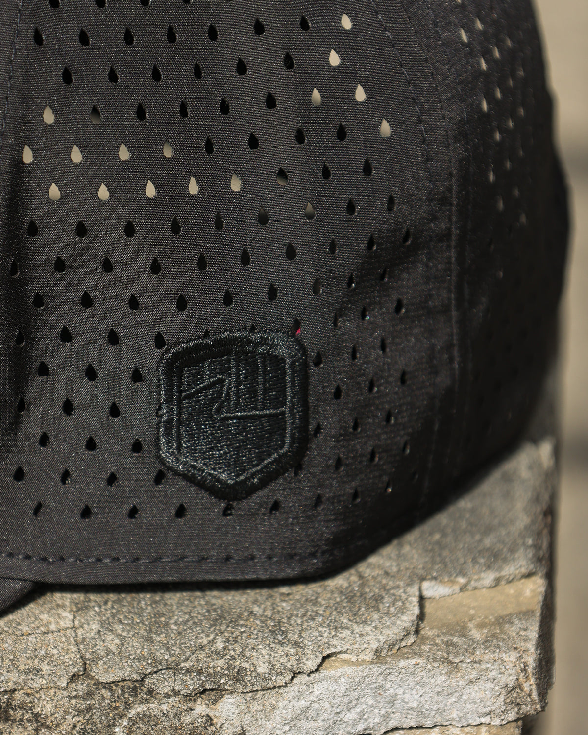 Lower Blackout A-Frame Performance Snapback Cap