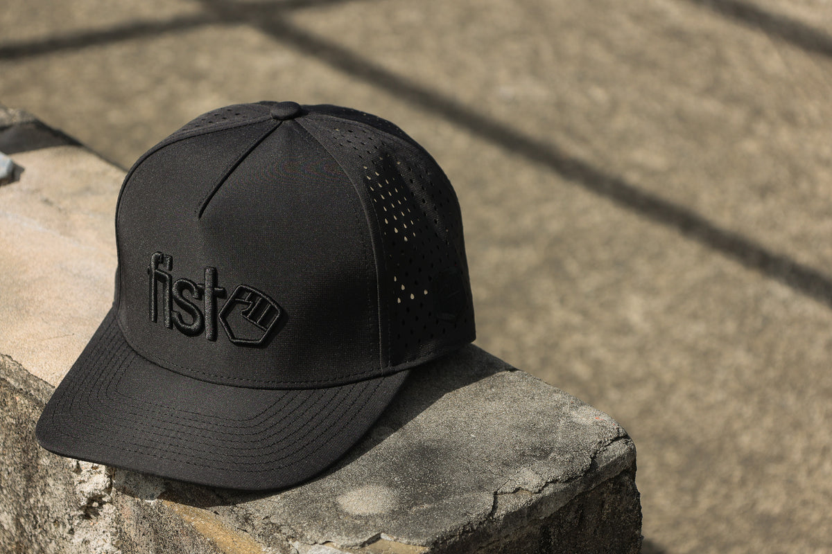 Lower Blackout A-Frame Performance Snapback Cap