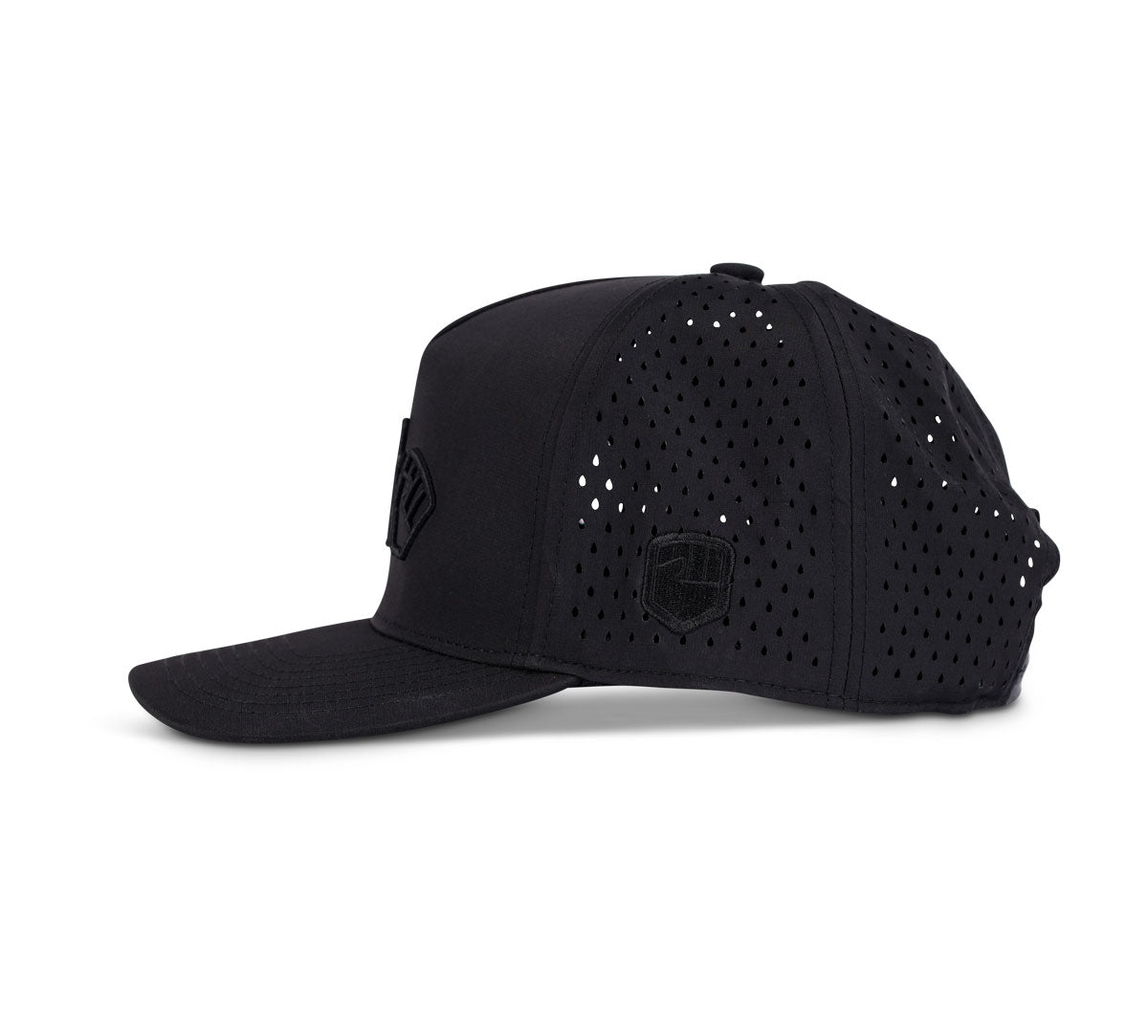 Lower Blackout A-Frame Performance Snapback Cap