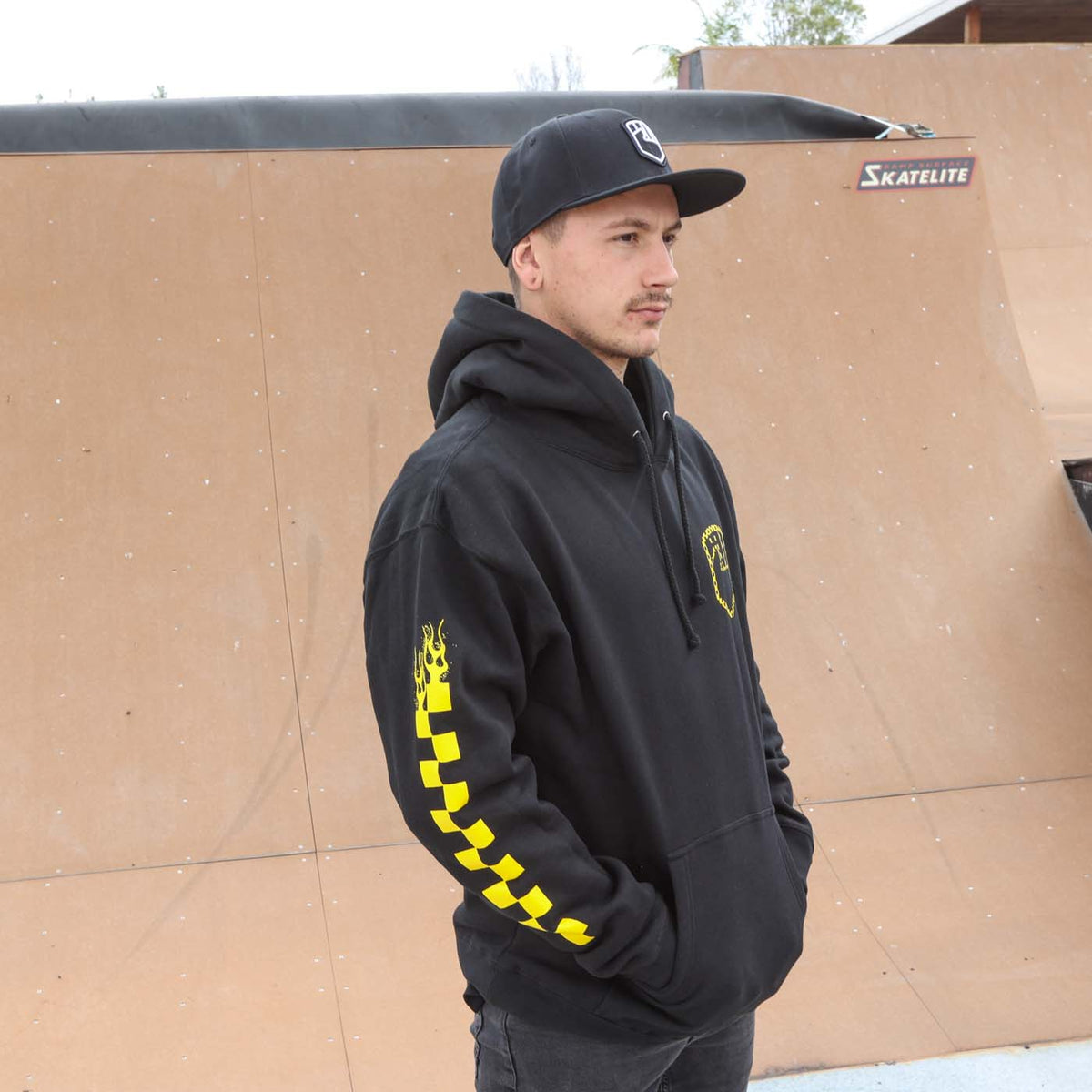 Yella Check Hoodie