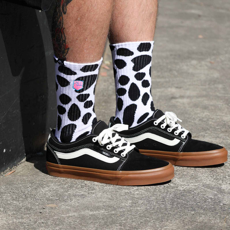 Dalmation Crew Sock