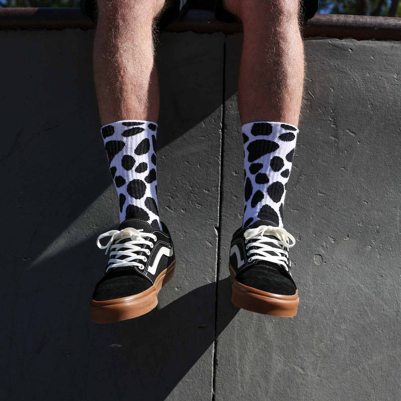 Dalmation Crew Sock