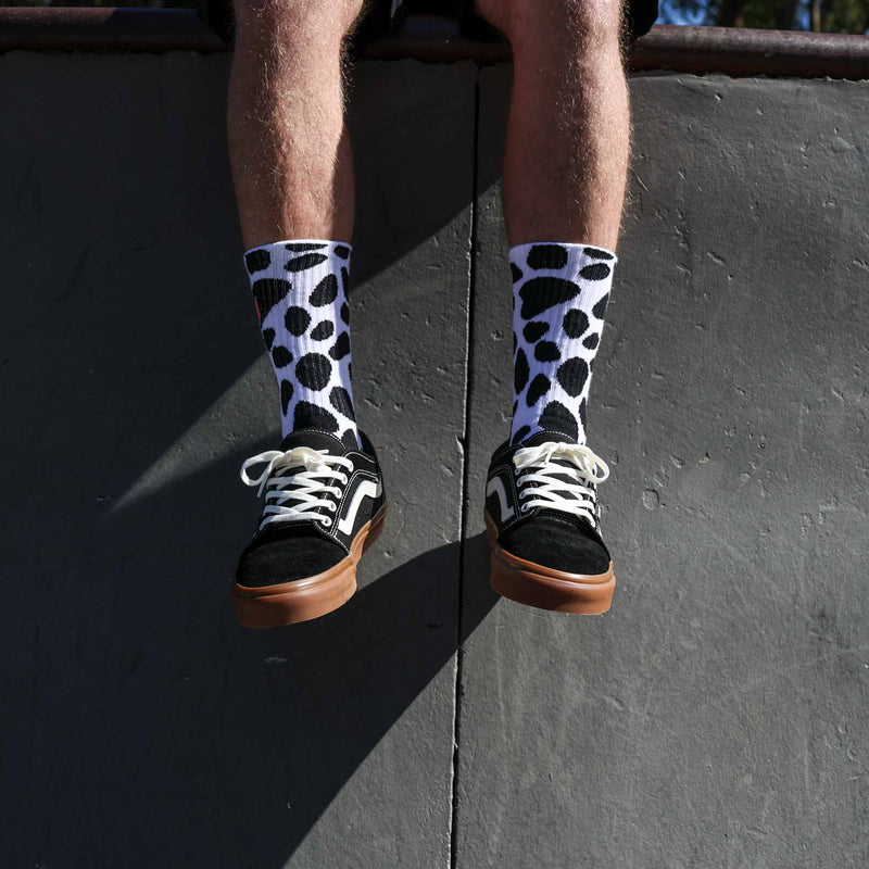 Dalmation Crew Sock