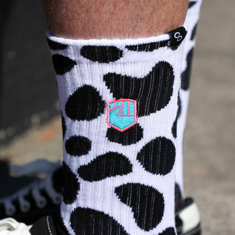 Dalmation Crew Sock