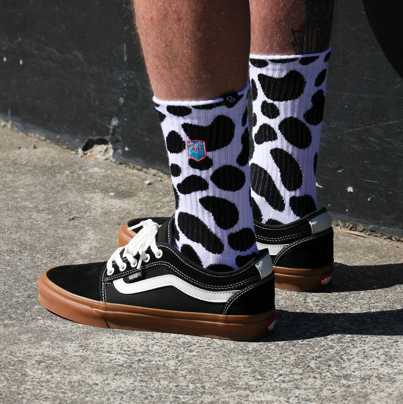 Dalmation Crew Sock