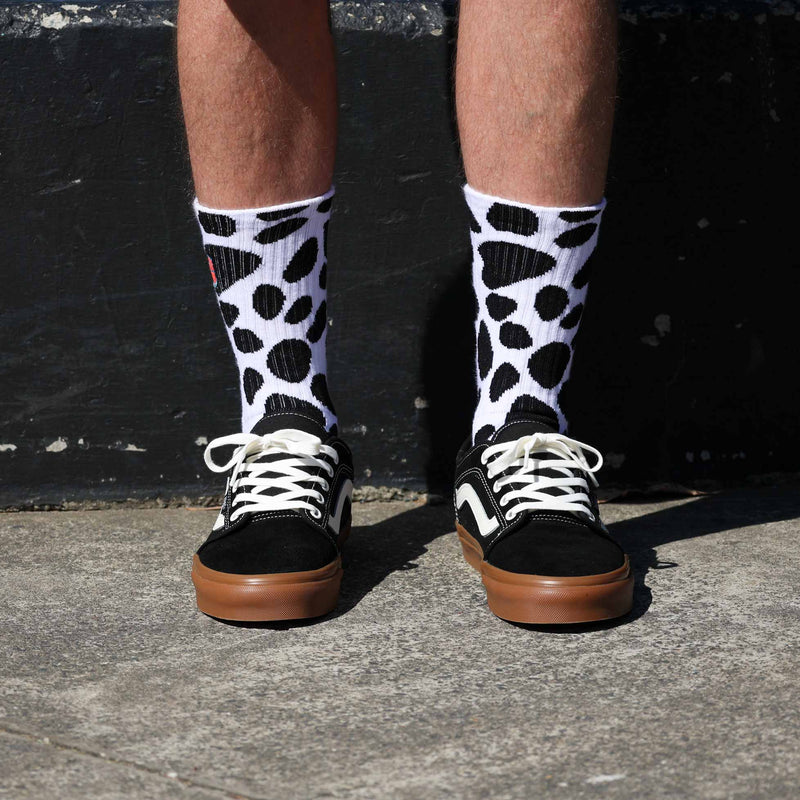 Dalmation Crew Sock