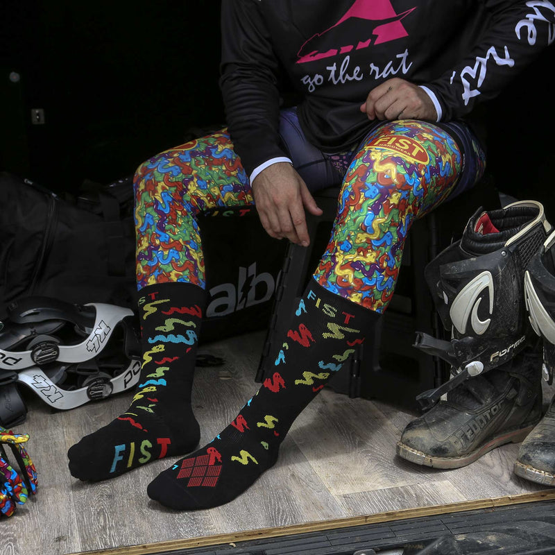 Snakey Moto Sock