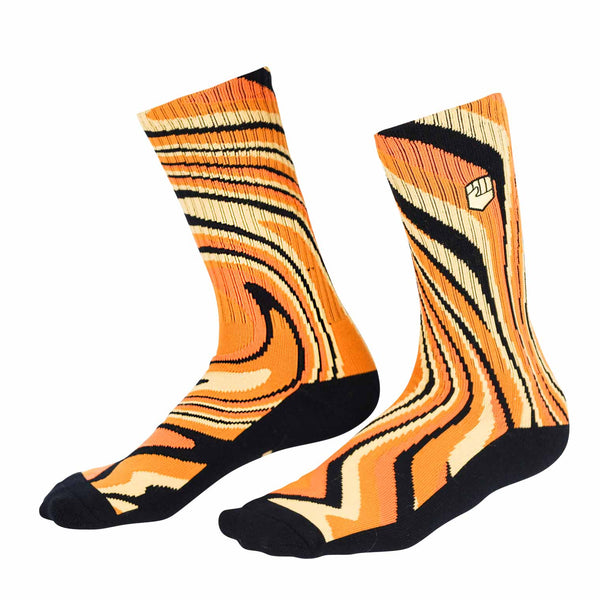 70s Swirl Crew Sock