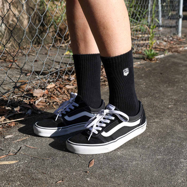 Stocker Crew Sock -  Black