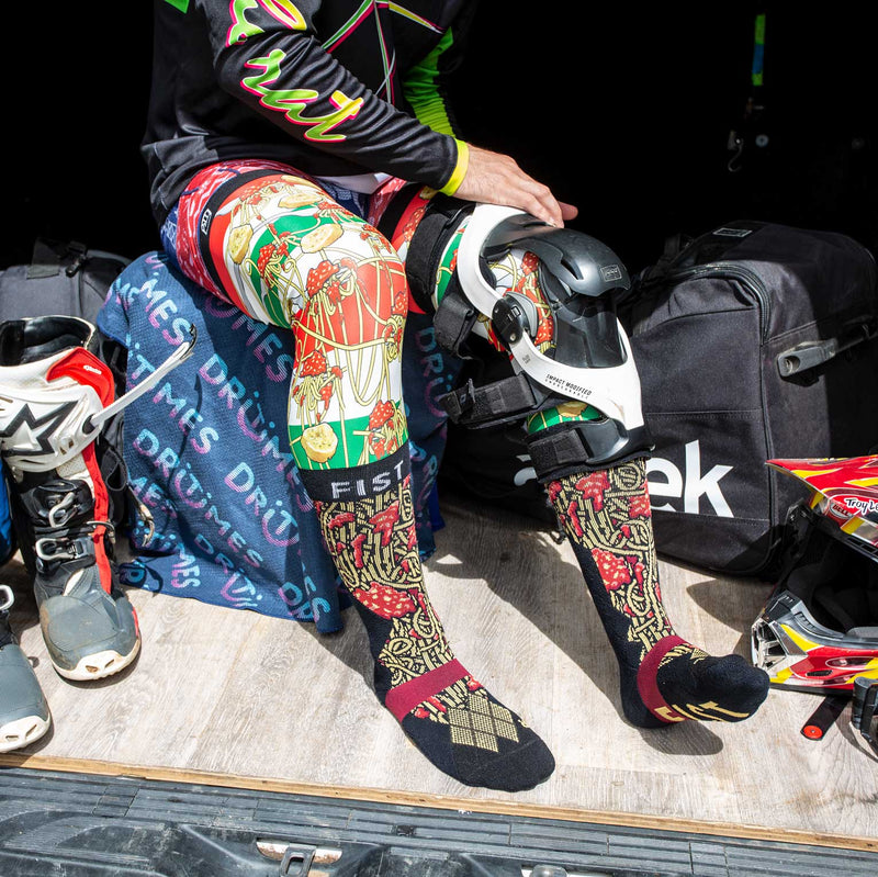 Spaghetti Wednesday Moto Sock