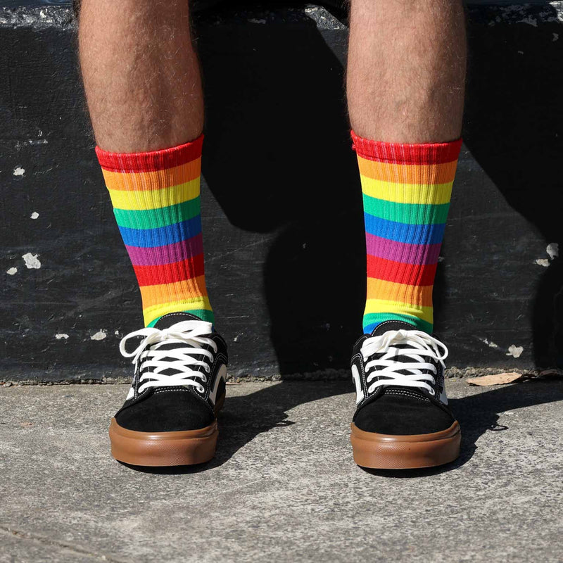 Natalya Diehm - Rainbow Crew Sock