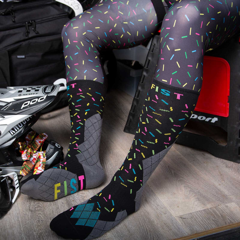 Sprinkles Moto Sock